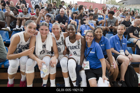 3X3 Street Basketball U18 DEBRECEN/HUNGARY-stock-foto