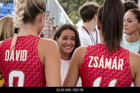 3X3 Street Basketball U18 DEBRECEN/HUNGARY-stock-foto