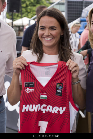 3X3 Street Basketball U18 DEBRECEN/HUNGARY-stock-foto