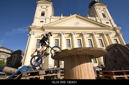 Trial Bike Hungary Cup Debrecen 2022-stock-foto
