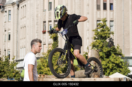 Trial Bike Hungary Cup Debrecen 2022-stock-foto