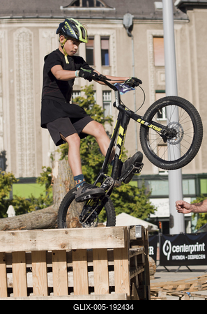 Trial Bike Hungary Cup Debrecen 2022-stock-foto