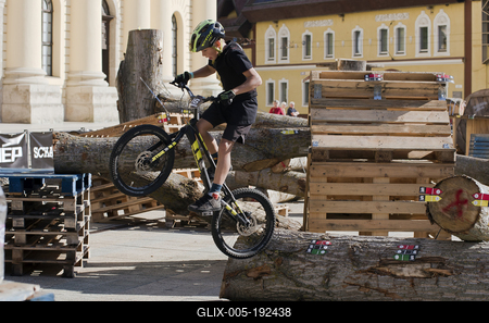 Trial Bike Hungary Cup Debrecen 2022-stock-foto