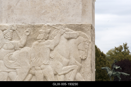 Hajdúszoboszló festményei és szobrai.-stock-foto