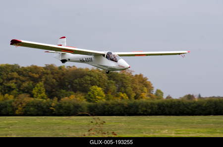 Góbé vitorlázógép-stock-foto