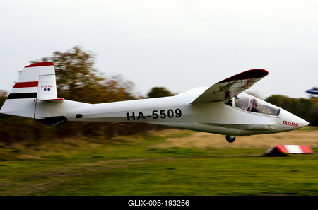 Góbé vitorlázógép-stock-foto