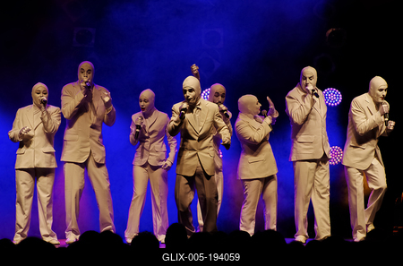 Vocapeople acapella team-stock-foto