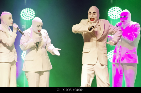 Vocapeople acapella team-stock-foto