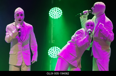 Vocapeople acapella team-stock-foto