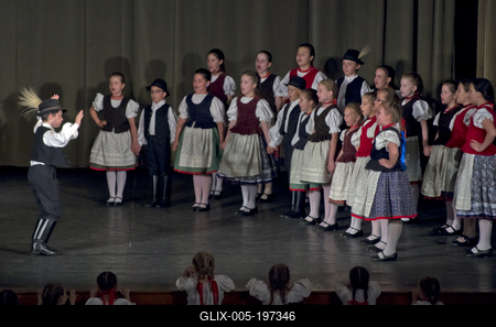 Hagyományőrzés Pünkösd napján Debrecenben-stock-foto