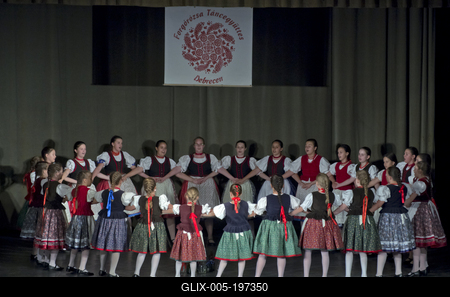 Hagyományőrzés Pünkösd napján Debrecenben-stock-foto