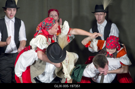 Hagyományőrzés Pünkösd napján Debrecenben-stock-foto
