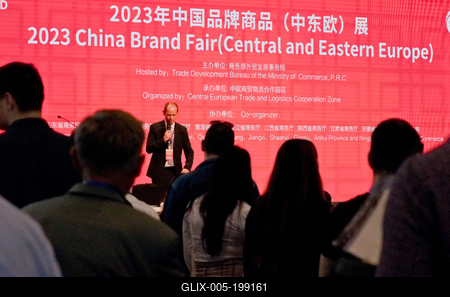 China Brand Fair 2023 Hungexpo Budapest-stock-foto