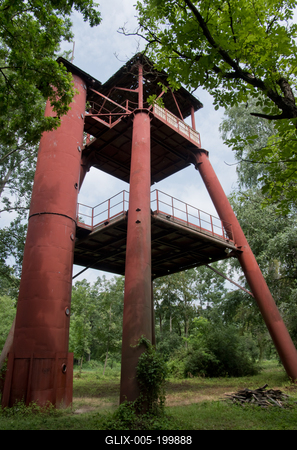 Farkasszigeti Botanikus kert Püspökladány-stock-foto