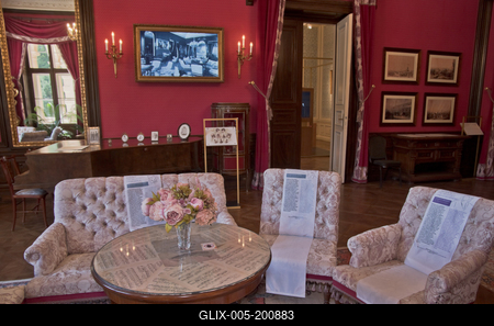 Wenckheim kastély Szabadkígyóson-stock-foto