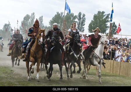 Kurultaj – Magyar Törzsi Gyűlés Bugacon-stock-foto
