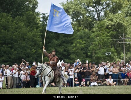 Kurultaj – Magyar Törzsi Gyűlés Bugacon-stock-foto