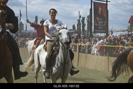 Kurultaj – Magyar Törzsi Gyűlés Bugacon-stock-foto