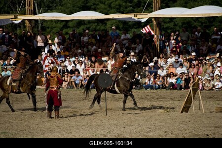 Kurultaj – Magyar Törzsi Gyűlés Bugacon-stock-foto
