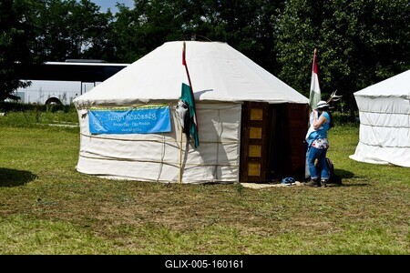 Kurultaj – Magyar Törzsi Gyűlés Bugacon-stock-foto