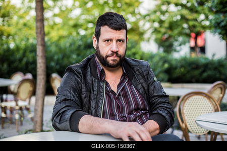 Puzsér Róbert interjú-stock-foto