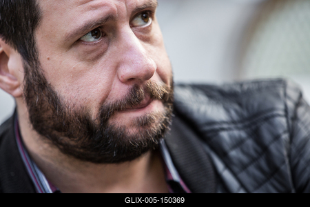 Puzsér Róbert interjú-stock-foto