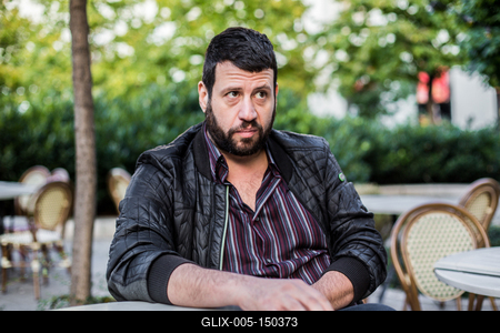 Puzsér Róbert interjú-stock-foto