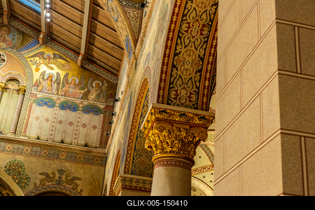 Román csarnok, Szépművészeti Múzeum-stock-foto