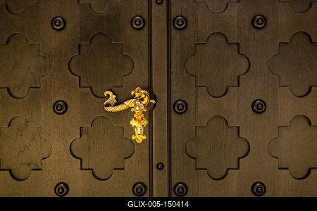 A Freibergi Aranykapu másolata, Román csarnok, Szépművészeti Múzeum-stock-foto