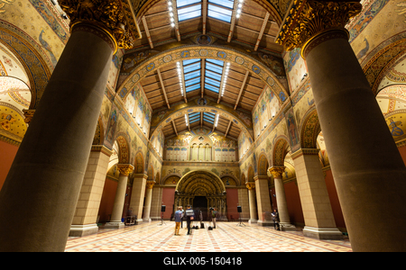 Román csarnok, Szépművészeti Múzeum-stock-foto