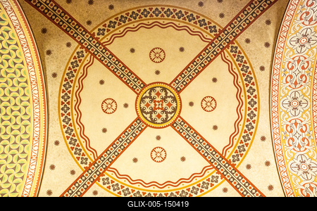 Román csarnok, Szépművészeti Múzeum-stock-foto