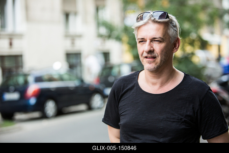 Alföldi Róbert portré-stock-foto