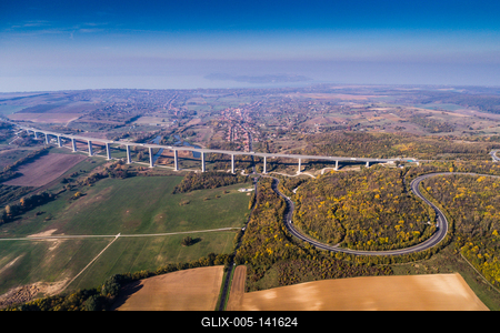 Viaduct of Koroshegy in Hungary-stock-foto
