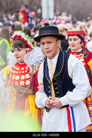 Busójárás Mohácson-stock-foto