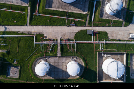 MOL logisztikai telephely-stock-foto