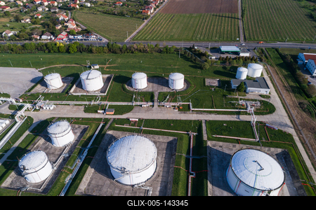 MOL logisztikai telephely-stock-foto