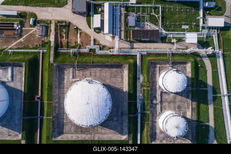 MOL logisztikai telephely-stock-foto