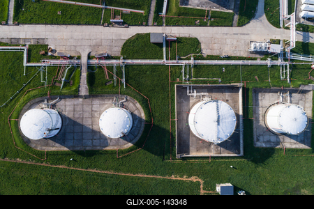 MOL logisztikai telephely-stock-foto