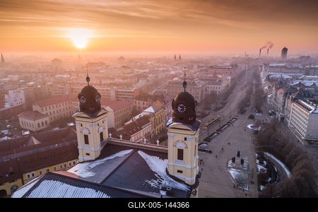 Református nagytemplom, Debrecen-stock-foto