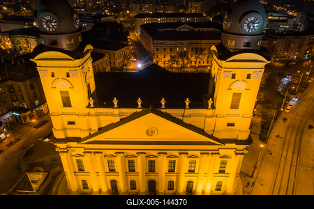 Református nagytemplom, Debrecen-stock-foto