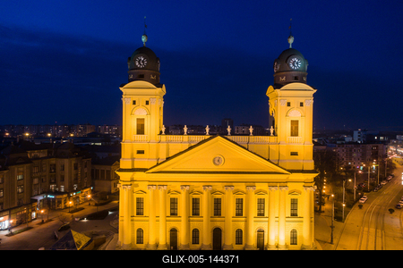 Református nagytemplom, Debrecen-stock-foto