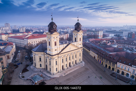 Református nagytemplom, Debrecen-stock-foto