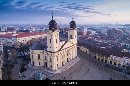 Református nagytemplom, Debrecen-stock-foto