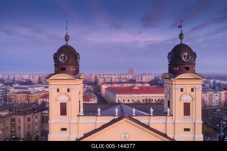 Református nagytemplom, Debrecen-stock-foto