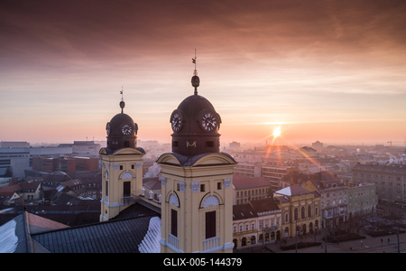 Református nagytemplom, Debrecen-stock-foto