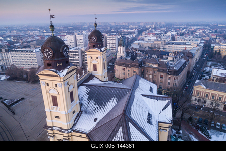 Református nagytemplom, Debrecen-stock-foto