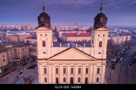 Református nagytemplom, Debrecen-stock-foto