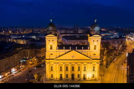 Református nagytemplom, Debrecen-stock-foto