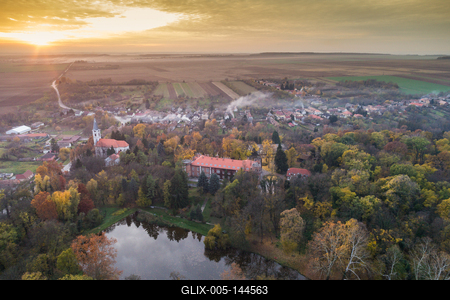 Benyovszky-kastély, Görcsöny-stock-foto