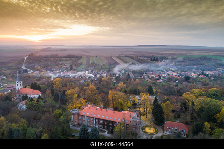 Benyovszky-kastély, Görcsöny-stock-foto